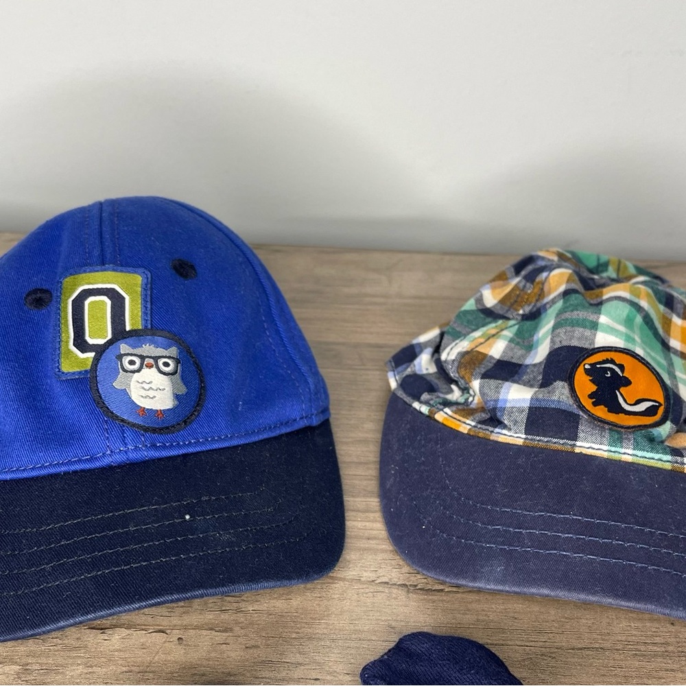Set of‎ 2 boys Gymboree baseball hats caps